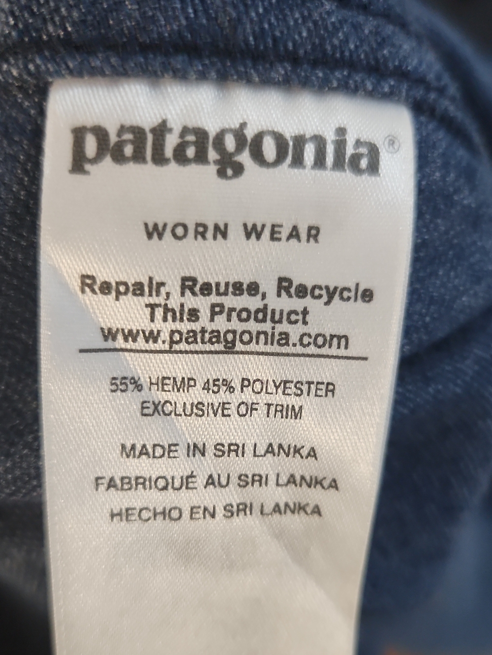 Patagonia Worn Work Farrier Hemp Long Sleeve Shirt L - Picture 4 of 4